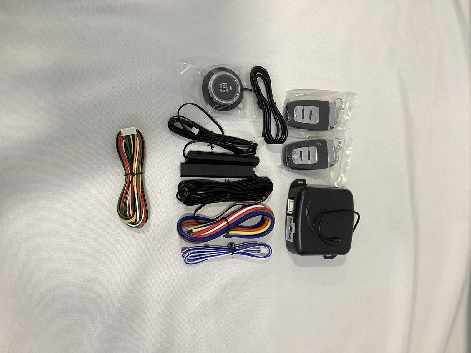 System Alarm Start Remote Car Keyless Entry Security Button Push Engine 2-Way Lc