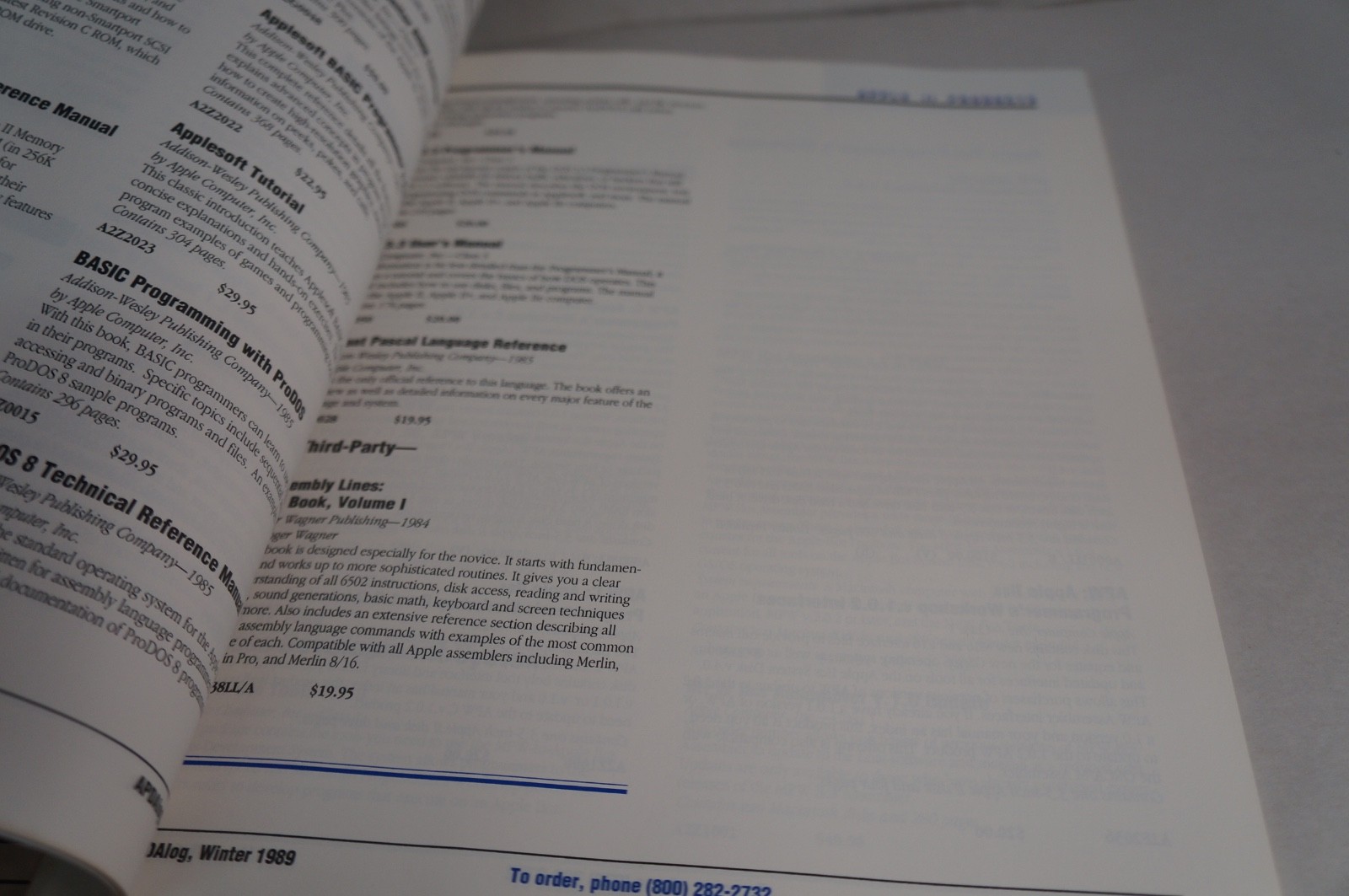 lot of 10 Vintage Apple APDAlog Catalogs For Programmers & Developers APDA Log