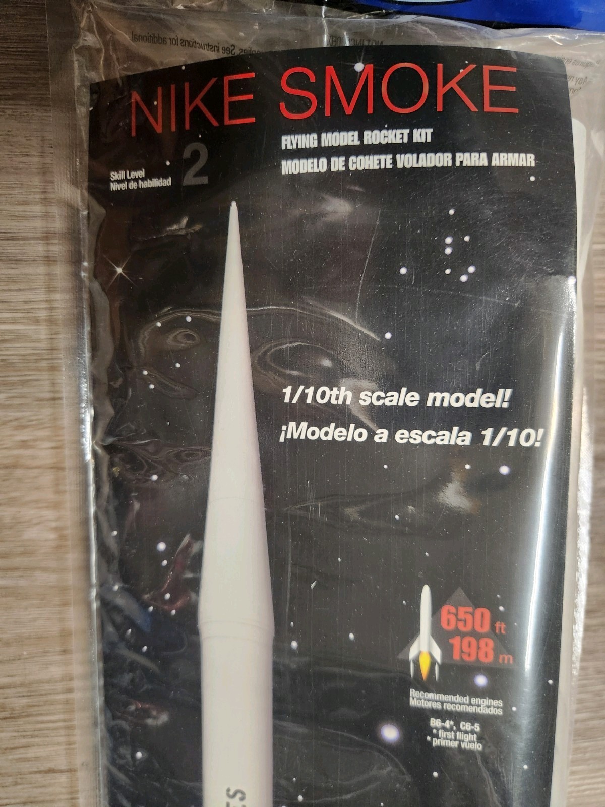 Estes Nike Smoke Model Rocket Kit #7247 OOP, New, Unopened