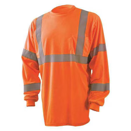 Occunomix Lux-Lsetp3b-Ol T-Shirt, 3, R, Polyester, Orange, L