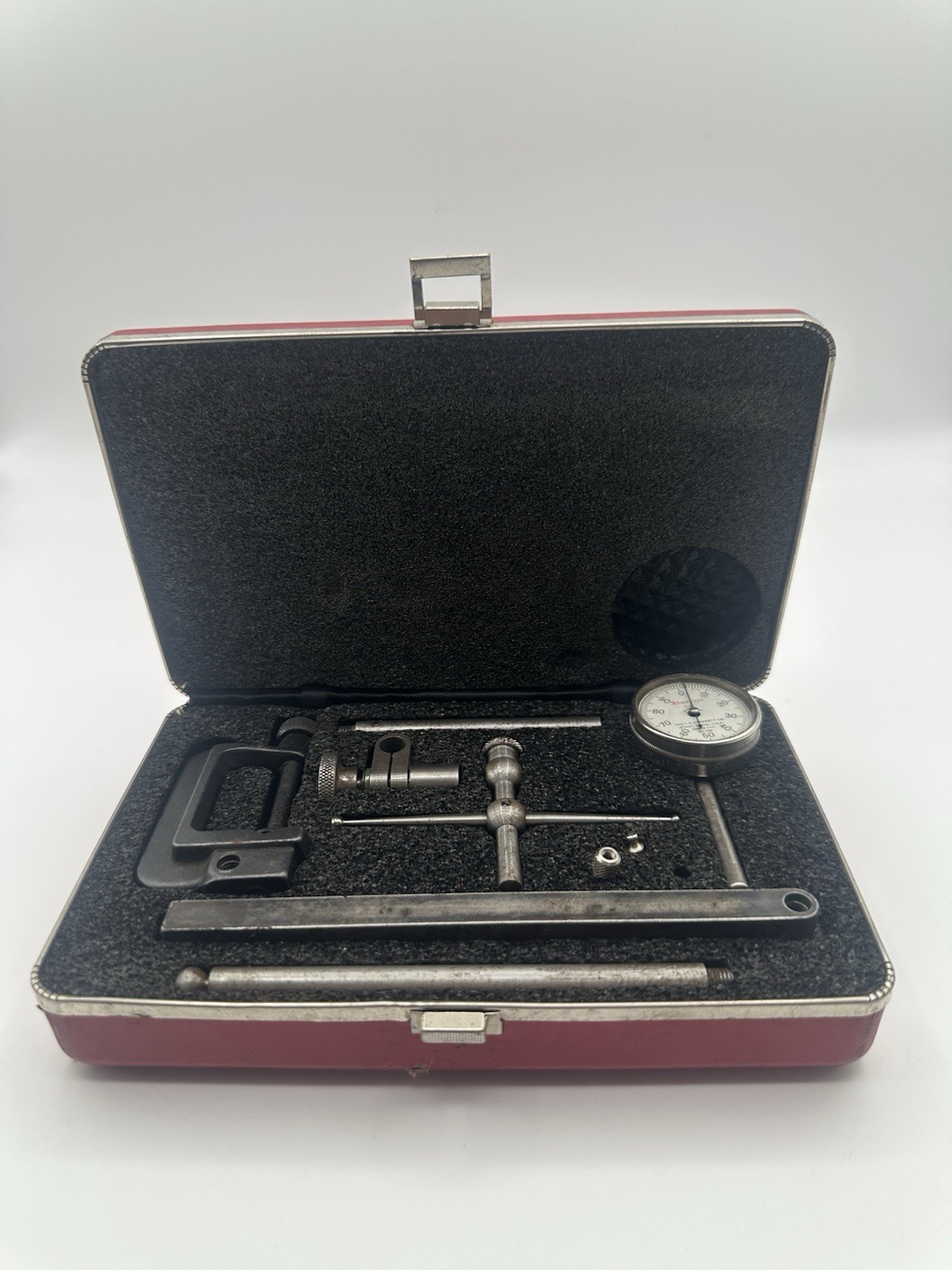 STARRETT No.196 Back Plunger Dial Test Indicator Kit - (READ) - G37003636