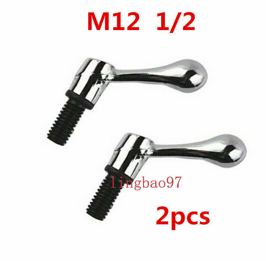 2PC Milling Machine Head Table Lock Bolt Handle M1/2 Fit Bridgeport Mill Tool