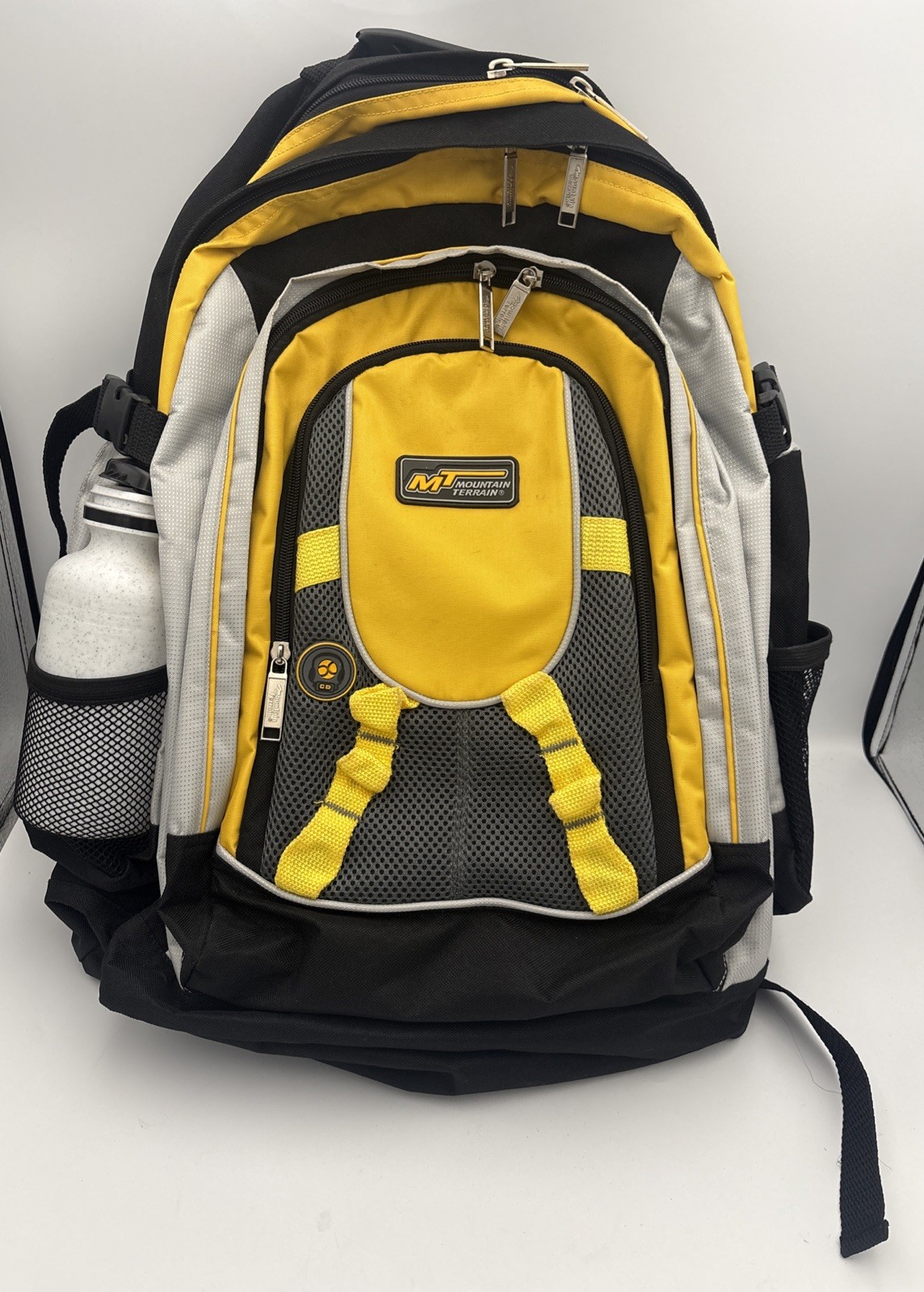 Mountain Terrain Hiking Camping School Backpack Hiking Yellow Unisex Travel