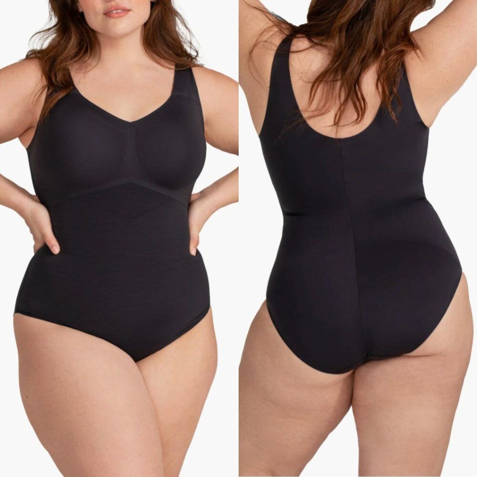 NEW Honeylove Black Liftwear Tank Bodysuit Shapewear Plus Size 3X