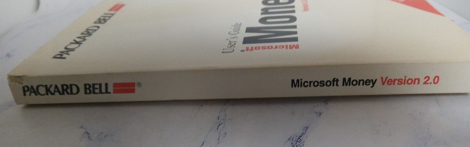 Packard Bell Microsoft Money Version 2.0 User's Manual(1992 Microsoft)