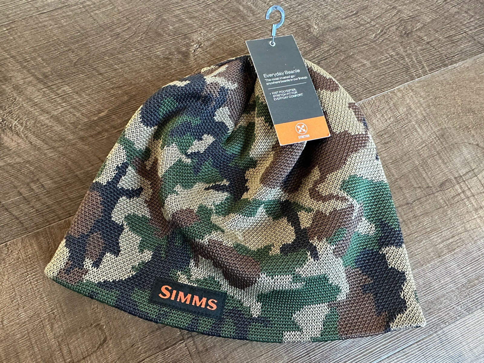 SIMMS - Everyday Beanie - Woodland Camo - One Size - Fly Fishing - Hunting