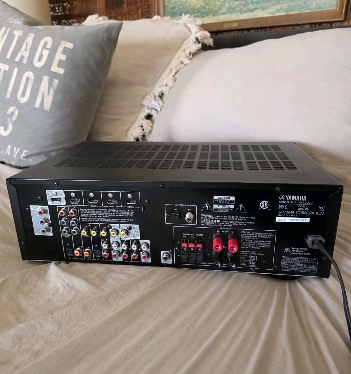 Yamaha Natural Sound AV Receiver RX-V373