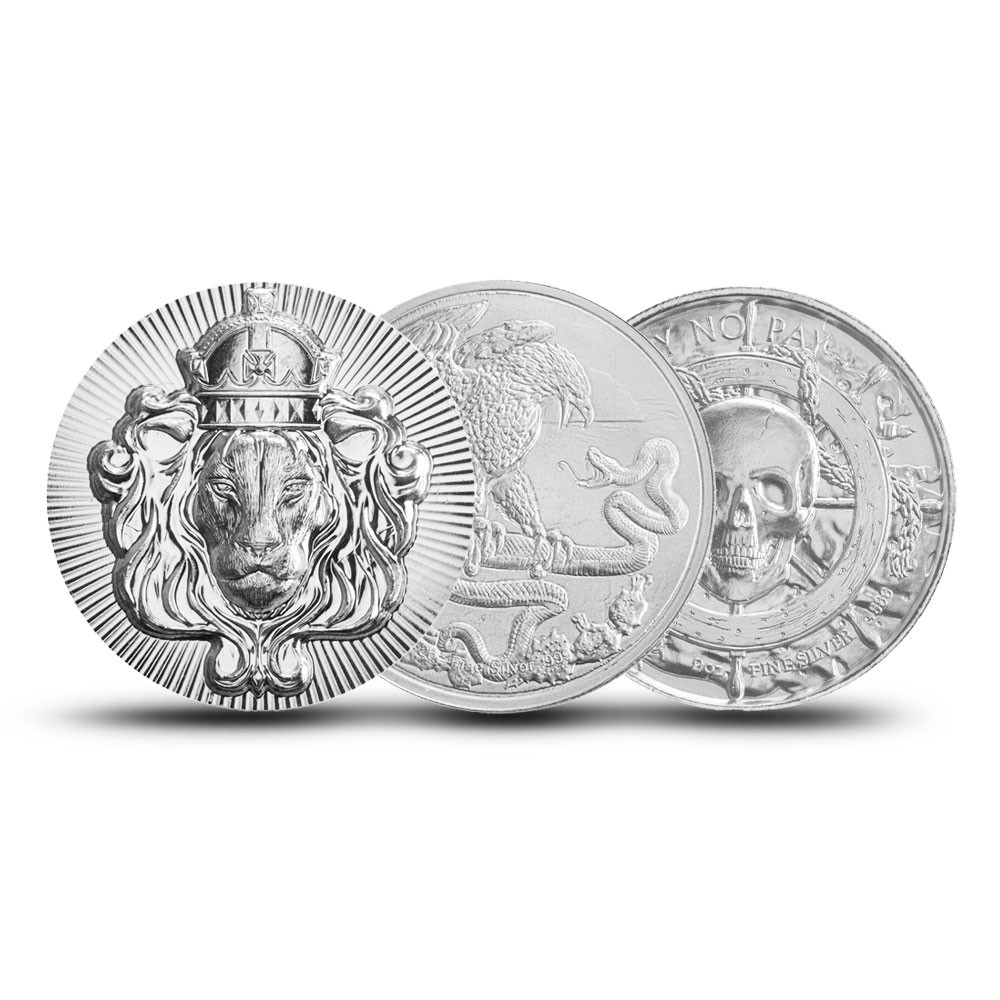 2 oz Silver Round (Varied Condition, Any Mint)