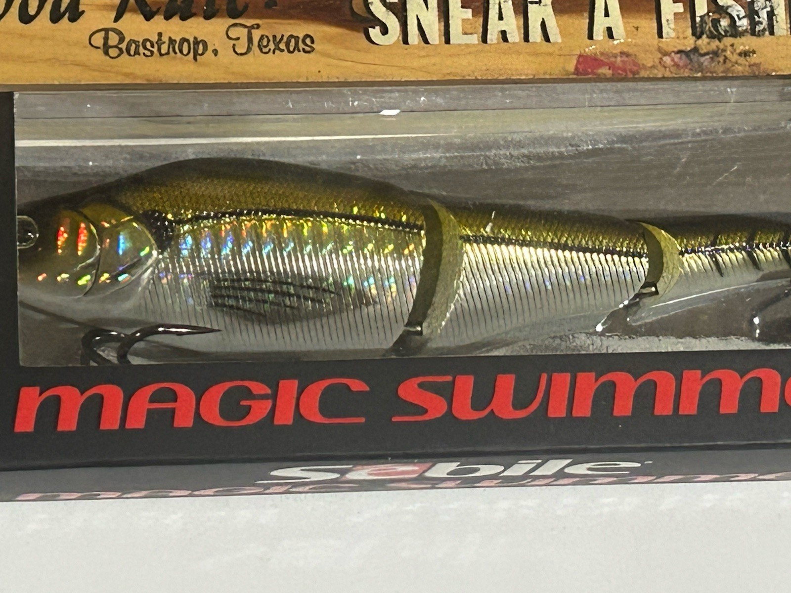 DISCONTINUED SEBILE MAGIC SWIMMER 145 FAST SINKING GOLDEN GOOGLE EYE SHIPS FREE