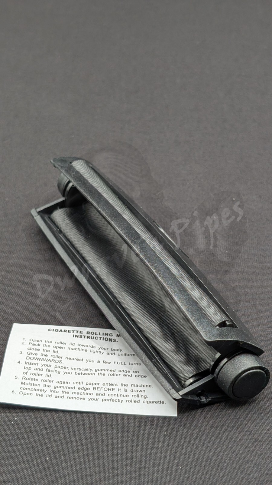 110mm Rolling Machine Roll Your Own Cigarette Paper Hand Roller Black