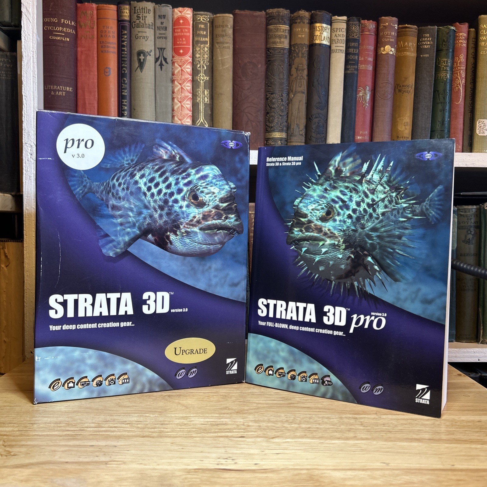 Strata 3D Pro v 3.0 Box And Manual Only No Disk