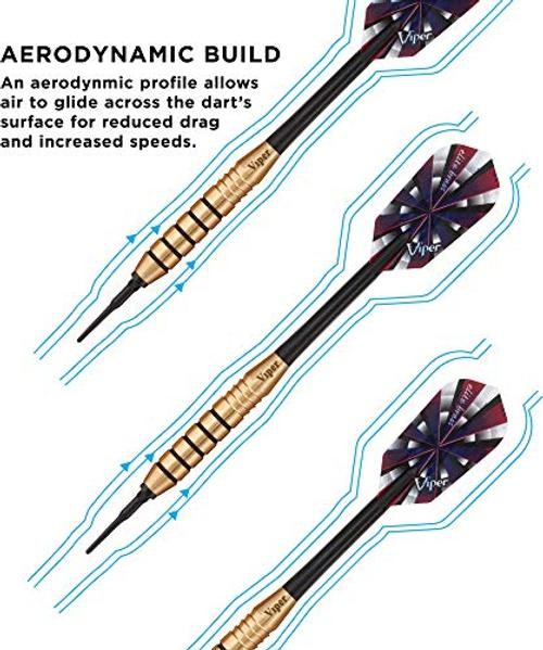 Viper Elite Brass Soft Tip Darts 20 Grams