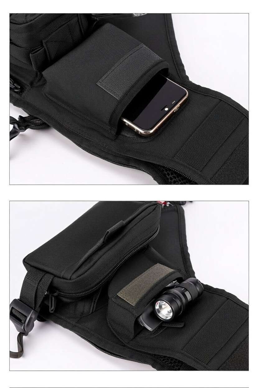 Protector Plus Tactical Sling Bag – Black Multi-Function Chest Pack