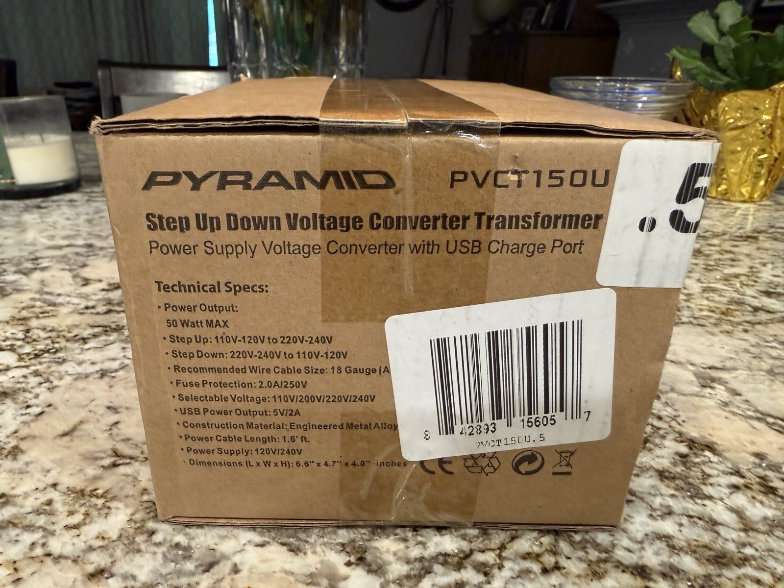 Pyramid Step Up Down Voltage Conversion Transformer Pvct150U