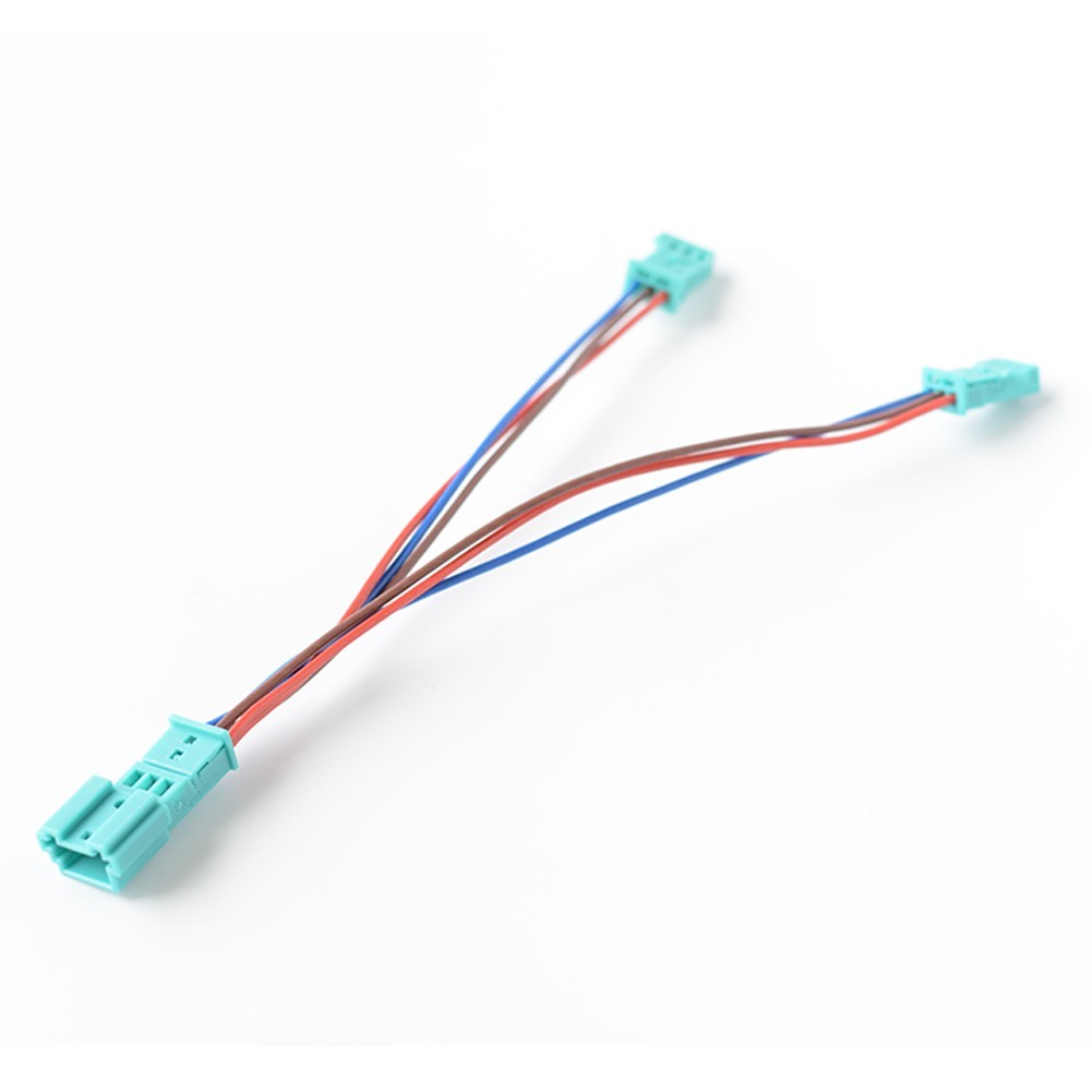 None Cable Radio Adapter Car 1pcs 3 Pin Blue Plastic & Metal Terminals