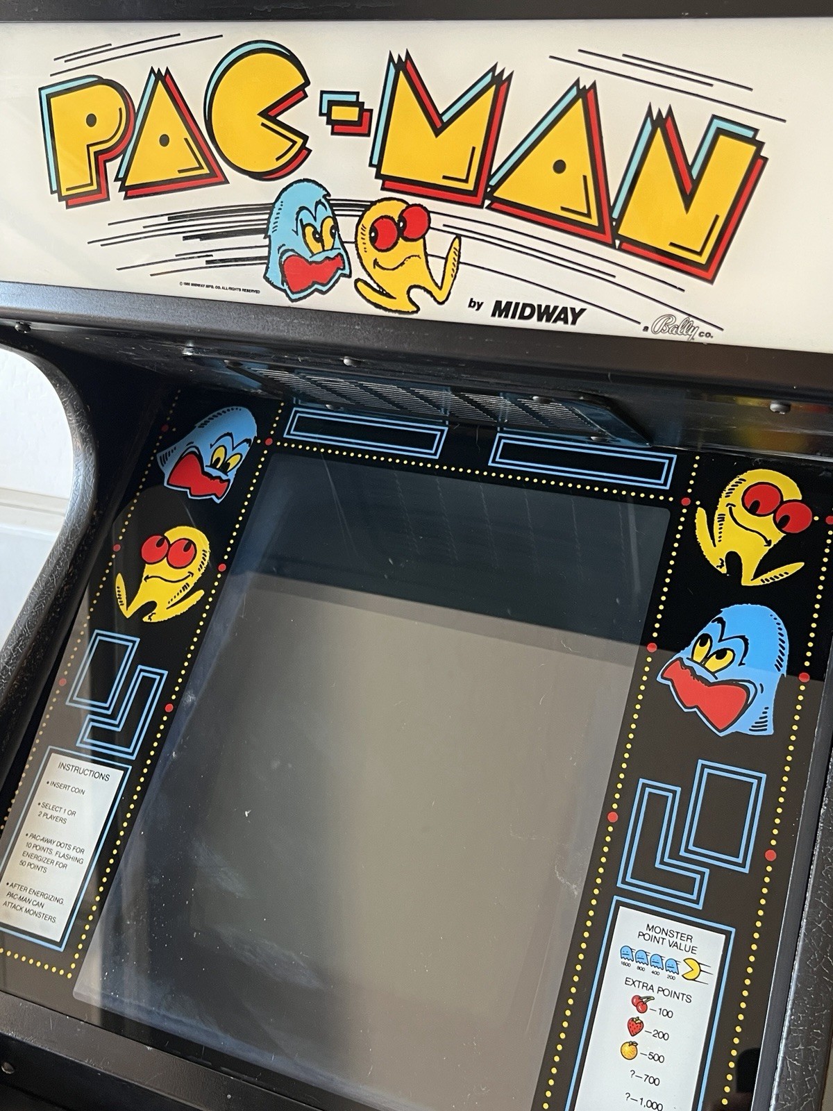 PAC-MAN CABARET “MINI” CABINET ARCADE MACHINE by MIDWAY LOCAL PICKUP ONLY