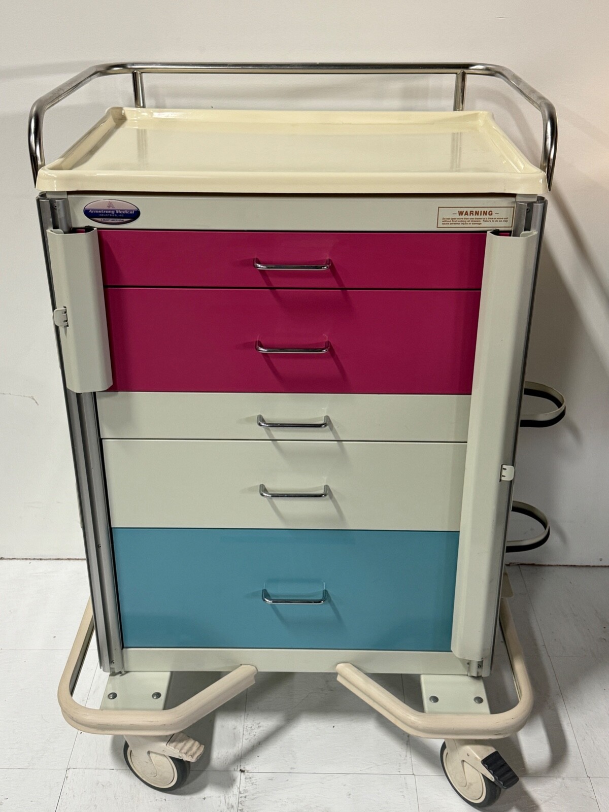Armstrong Medical Crash Cart w/Medication Drawers