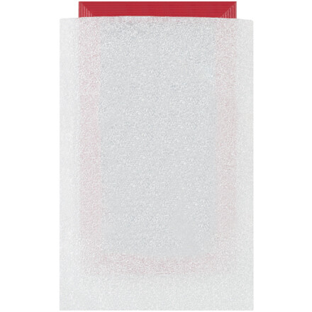 Efficient Protection: 150 White Flush Cut 8x12" Foam Pouches
