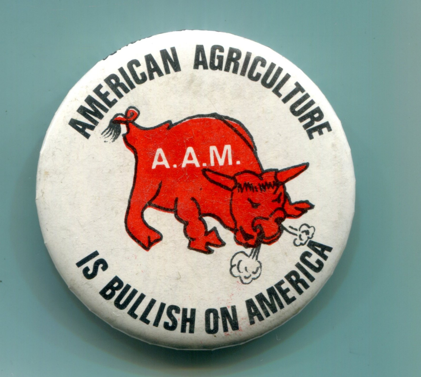 American Agriculture Movement,  American Agriculture is Bullish on America Pin