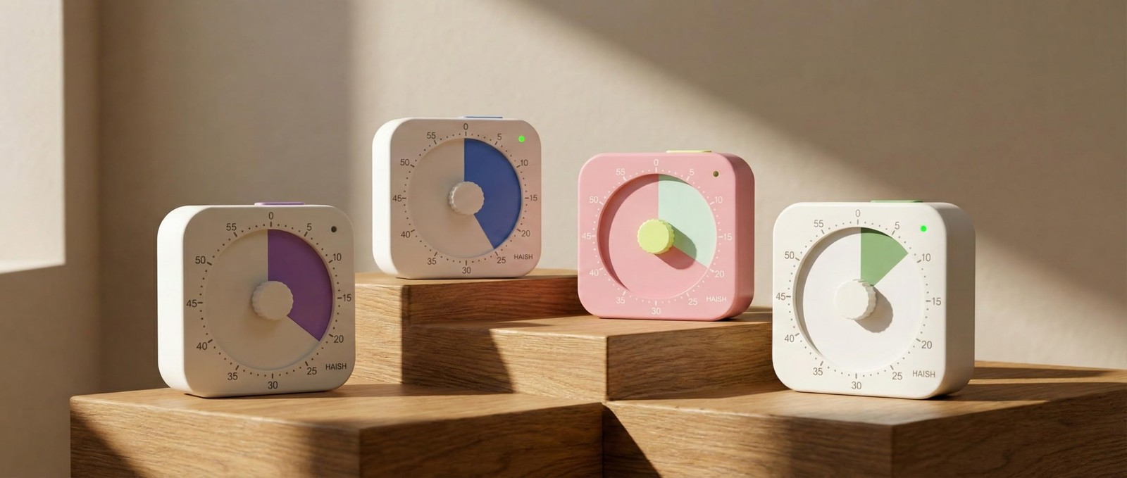 60 Minute Visual Timer for - Premium Countdown Timer with Magnetic Back & Pau...