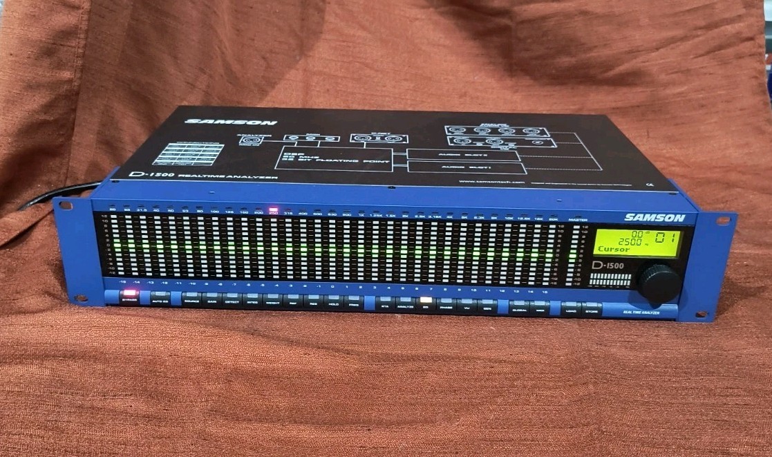 SAMSON D-1500 REALTIME ANALYZER, Analyzation System, 115V, Powers On