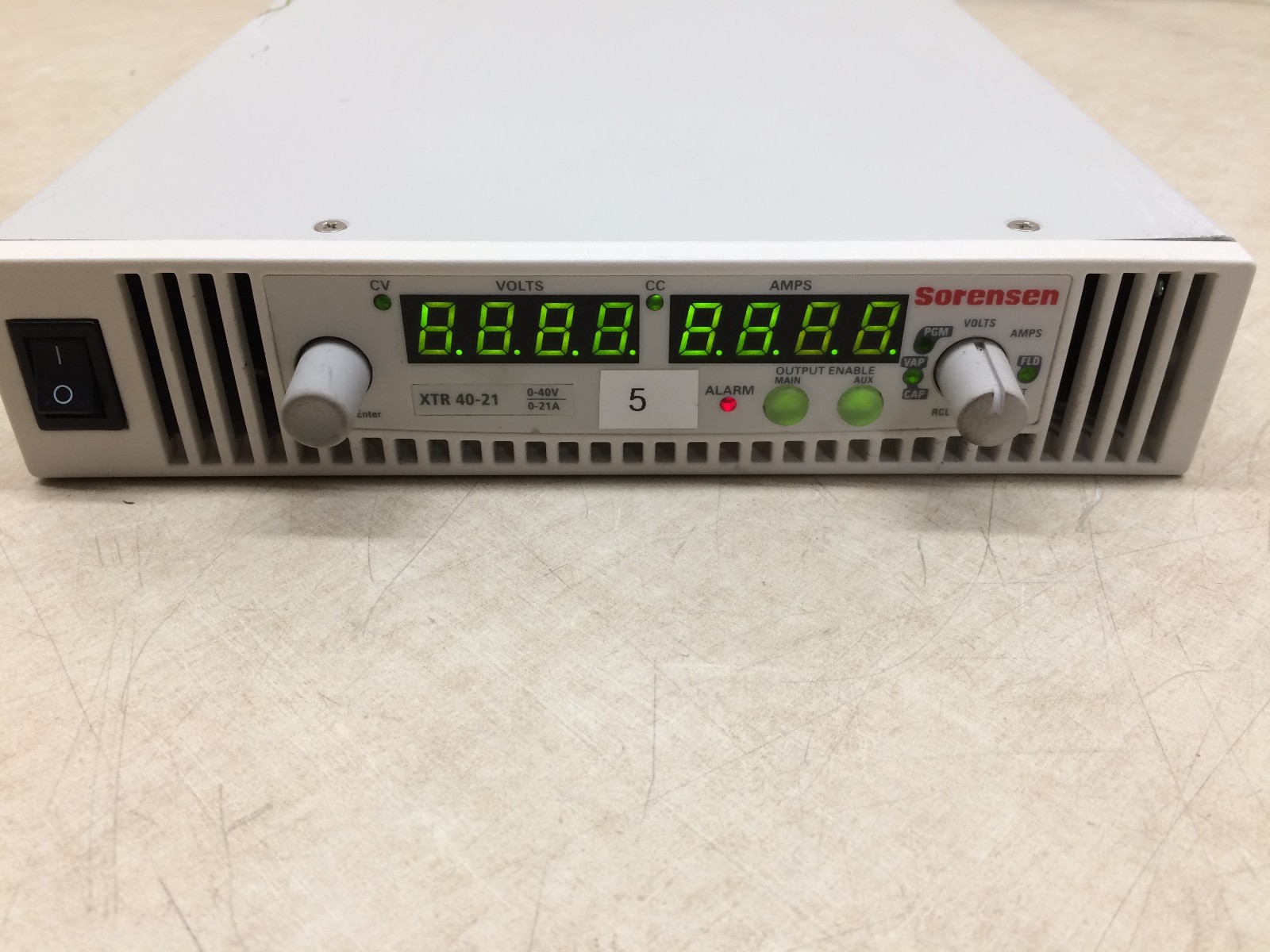 Sorensen XTR 40-21 40v 21A Variable Programmable DC Power Supply 840w