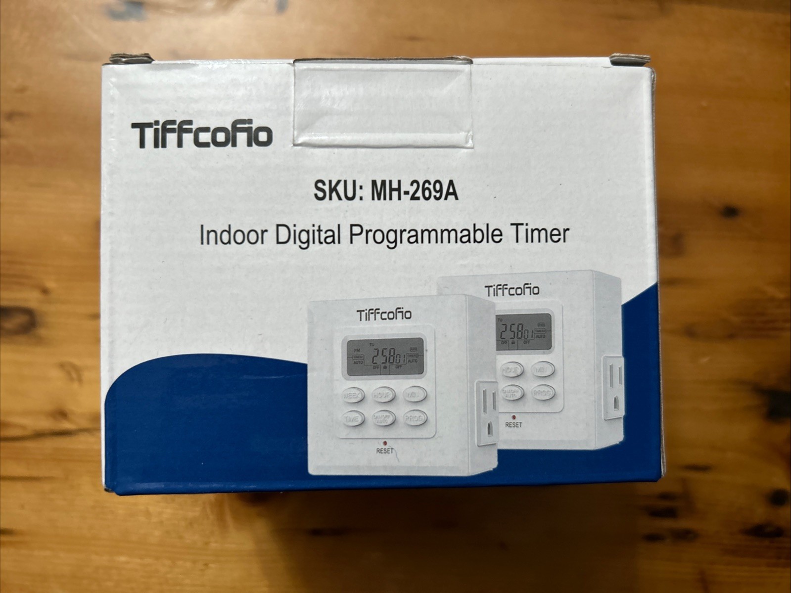 NEW Tiffcofio Indoor Digital Programmable Timer MH-269A 2-Pack