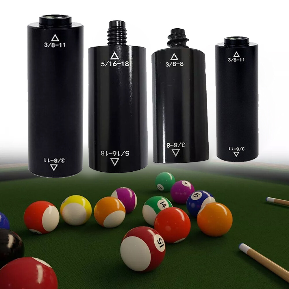 Center Cue Extension for Billiards Pool Cues All Joint Pins 3/8-8 5/16-18 3/8-11