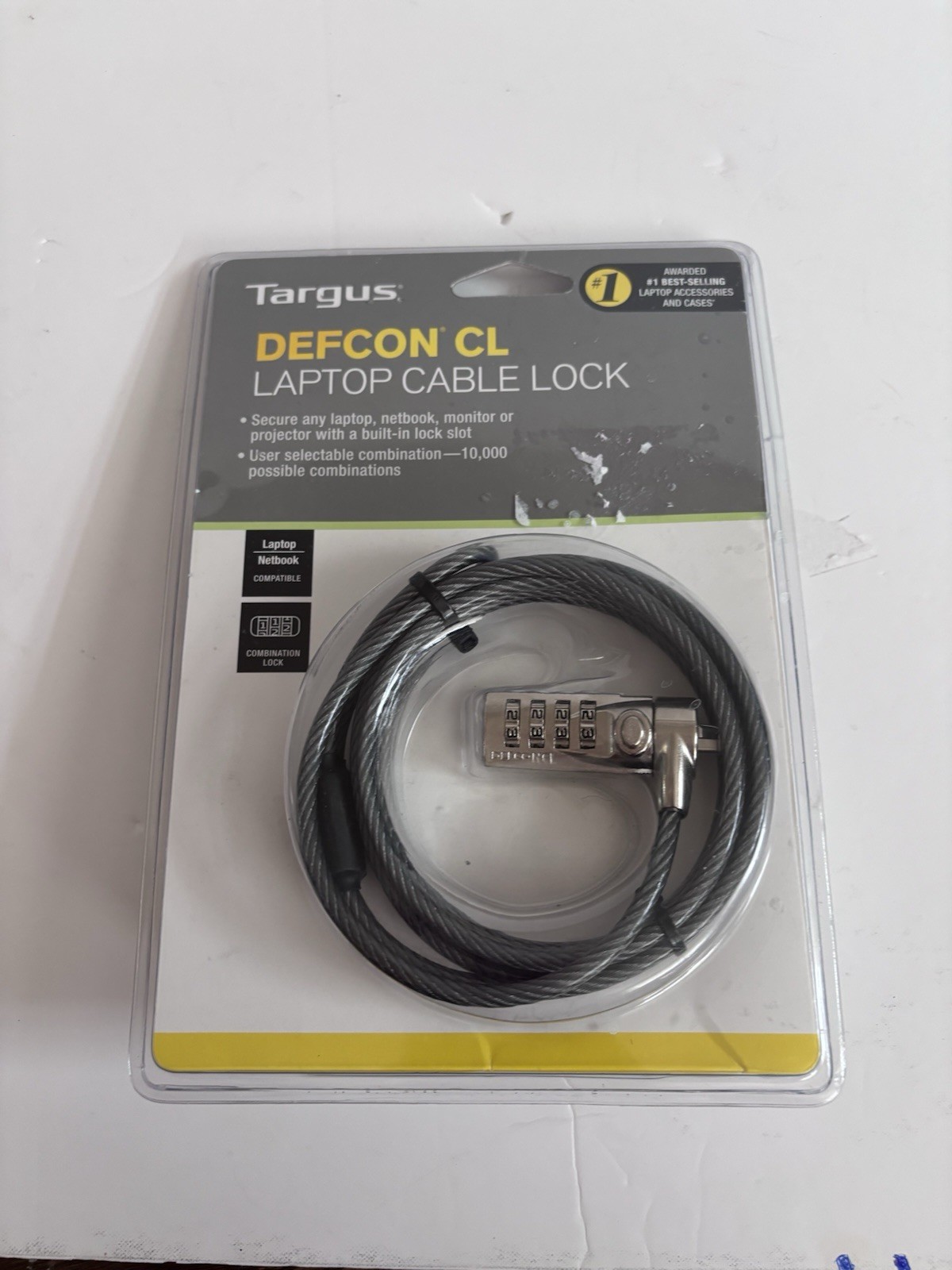 New Targus Defcon CL Laptop Cable Lock  Compatible BRANd new