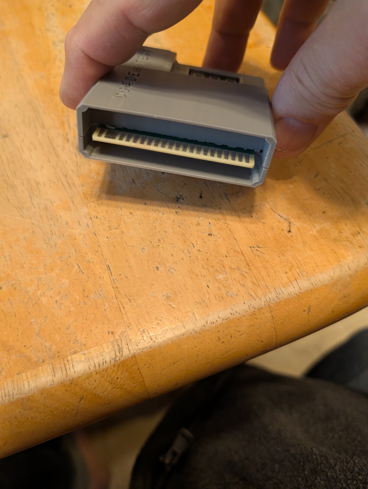 Commodore 64 Dead Test Cartridge with Voltmeter Power Display.