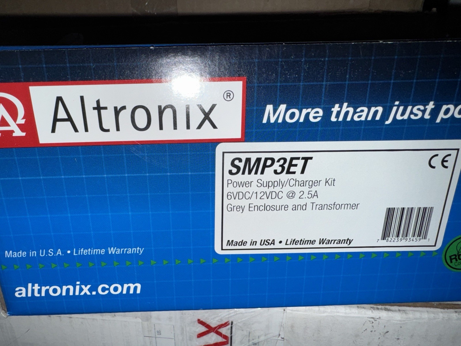 Altronix SMP3ET Power Supply / Charger 6VDC 12VDC 2.5amp NEW SEALED BOX