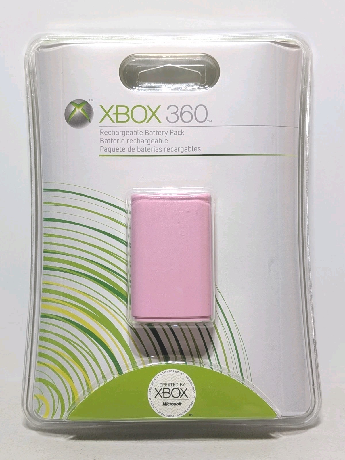 Genuine Microsoft Xbox 360 Rechargeable Battery Pack Pink - New Sealed