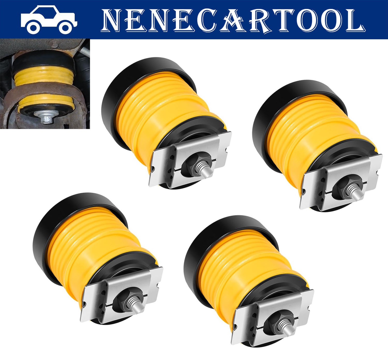 4PCS Body Mount Bushing 924-066 For 08-16 Ford F250/350/450/550 Super Duty 2/4WD