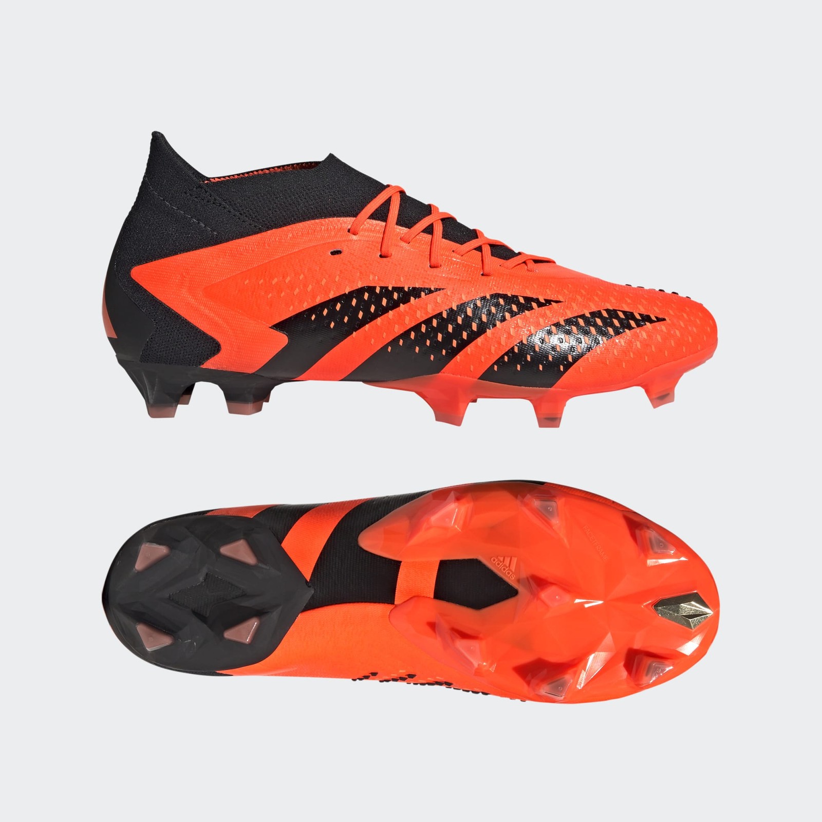 ADIDAS PREDATOR ACCURACY .1 FG - SOLAR ORANGE/BLACK MENS SIZE ONLY GW4572
