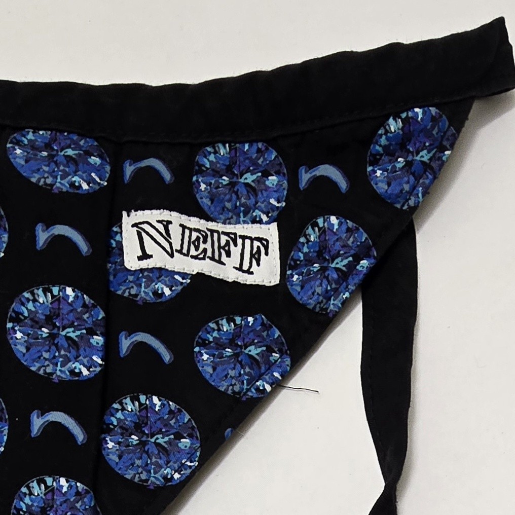 NEFF Face Bandana Blue Diamonds Print