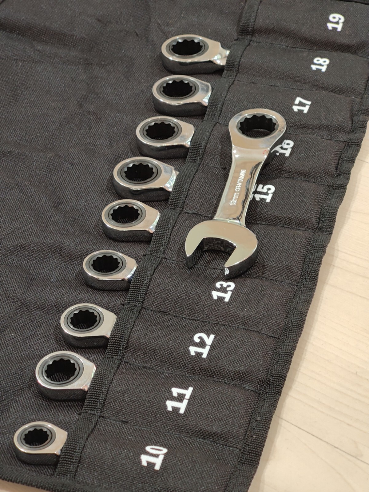 Titan 17225 Ratchet Wrench Set 10 Pcs. Metric.
