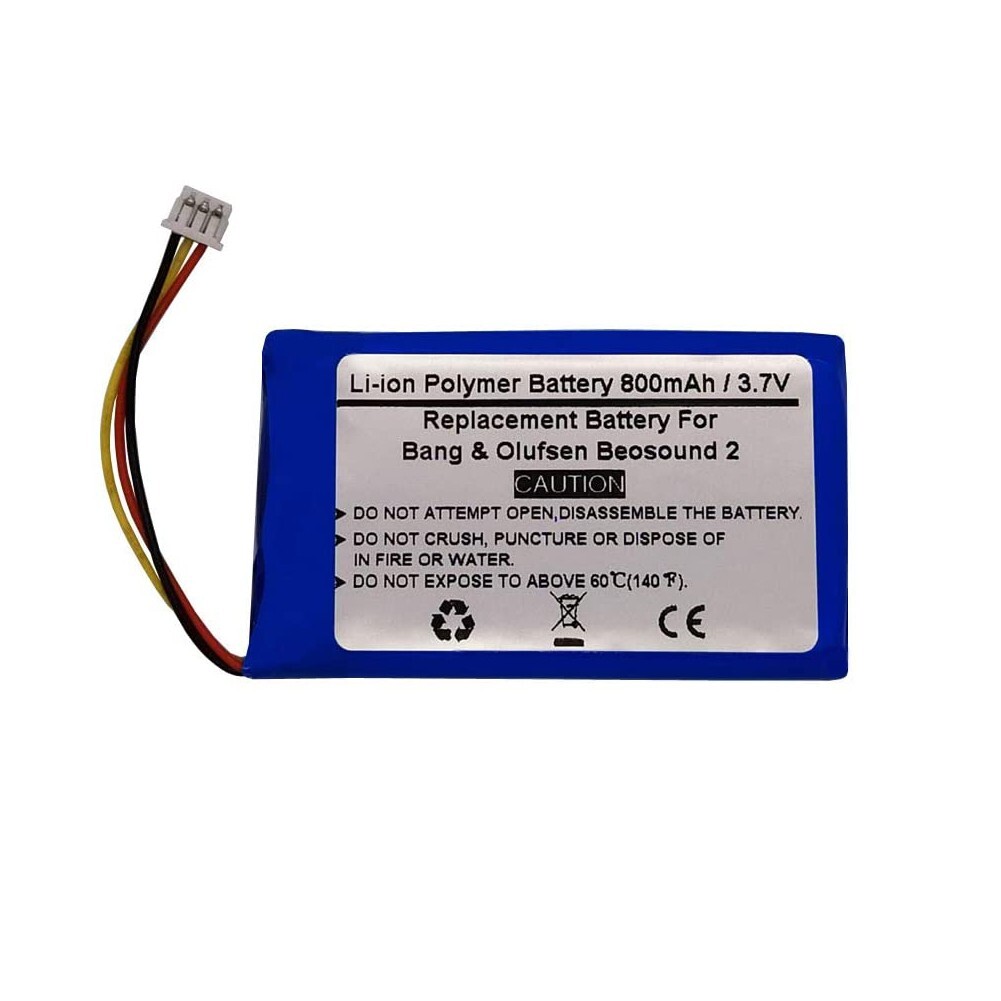 3.7V 800mAh Replacement Battery For Bang & Olufsen Beosound 2, PA-BO12