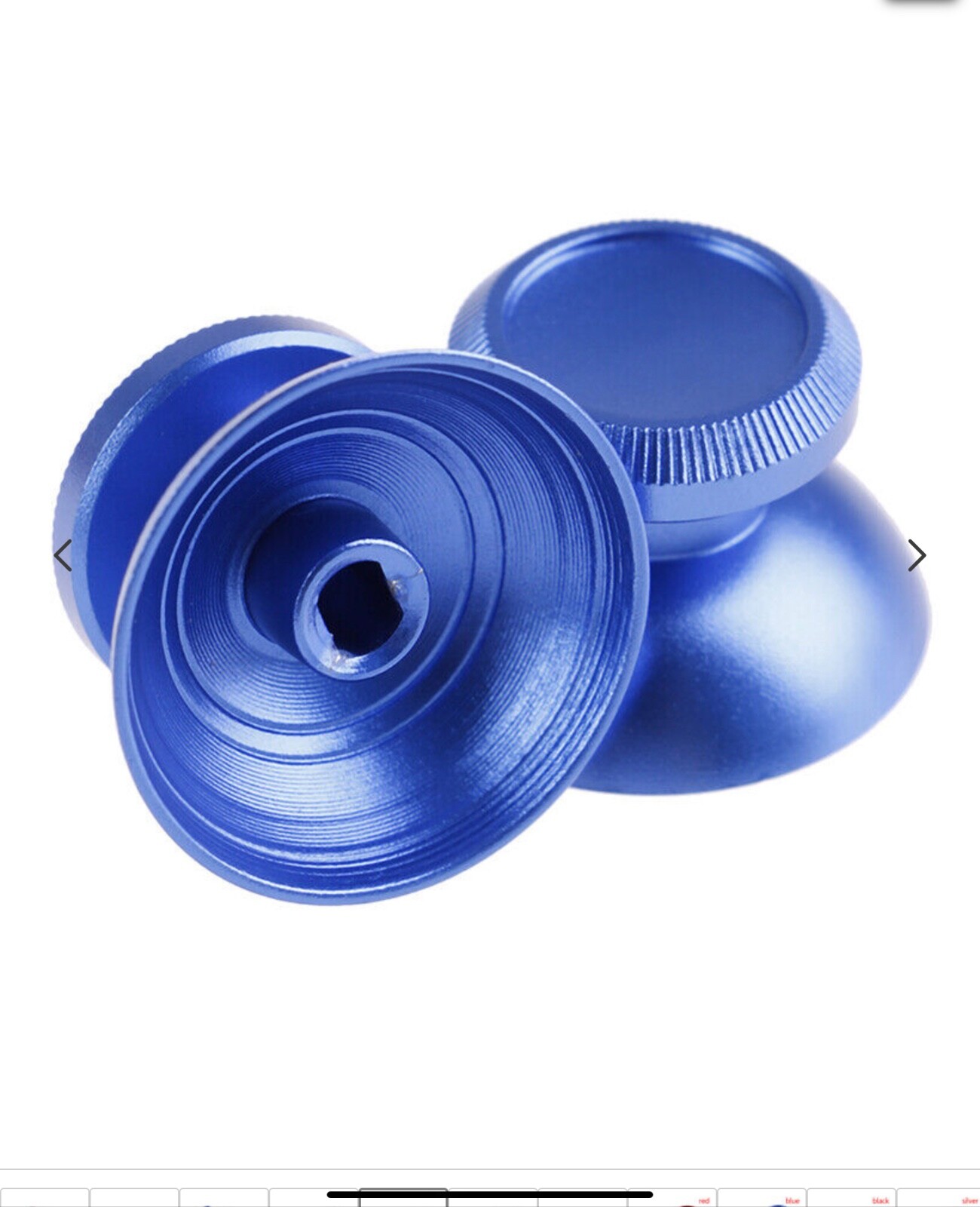 2Pcs/set Metal Analog Joystick thumb Stick grip Cap for PS4 XBOX ONE