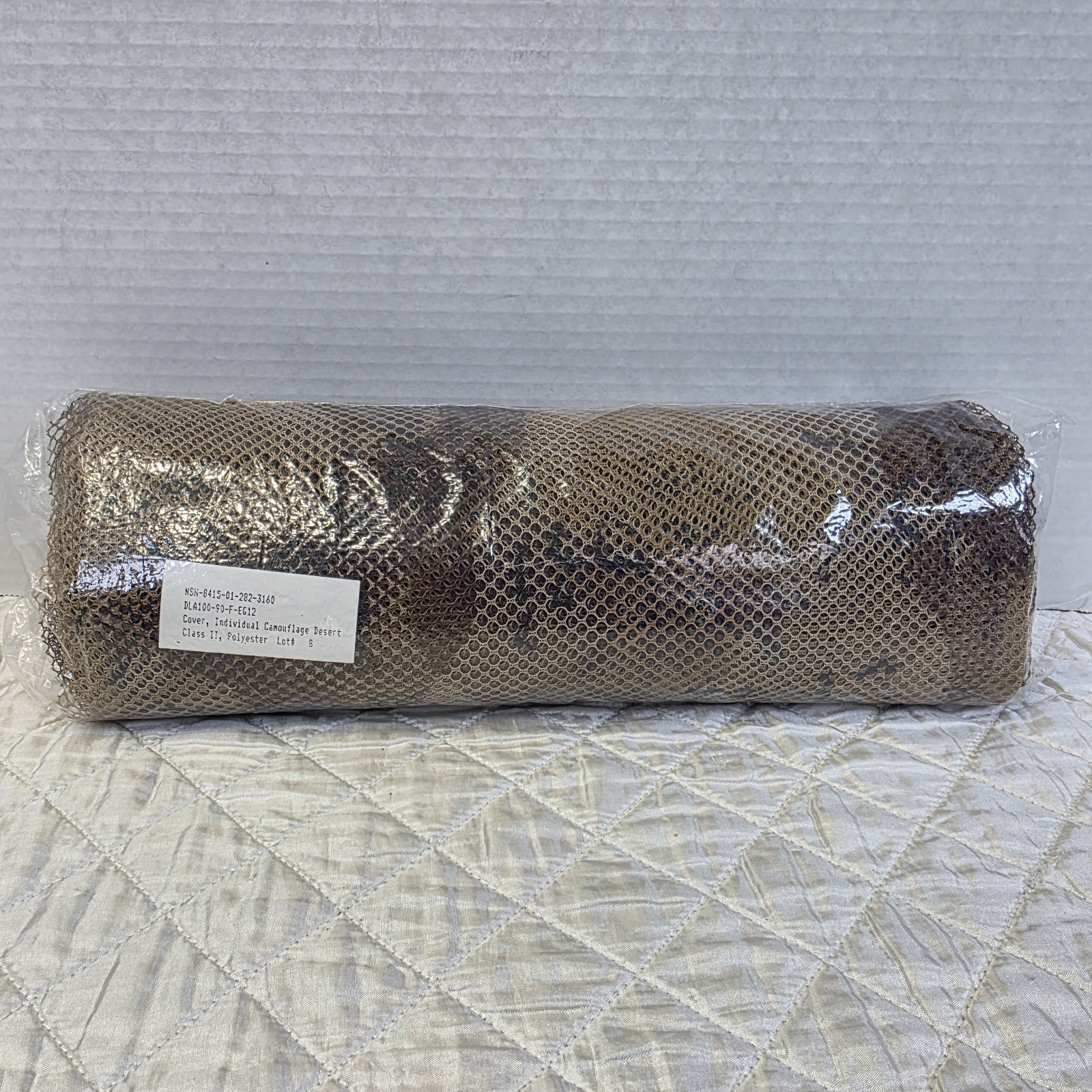 USGI Camouflage Netting Individual Camo Veil Color Desert 5'x8' Approx