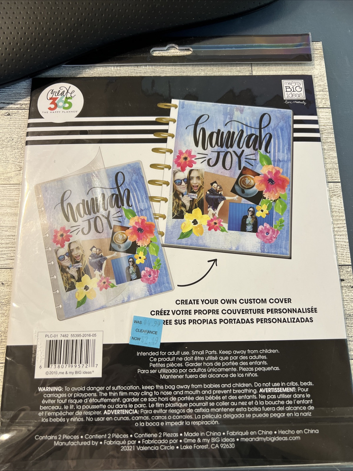 HAPPY PLANNER 2 Piece LAMINATING Sheets CREATE 365 me & my BIG Ideas BRAND NEW