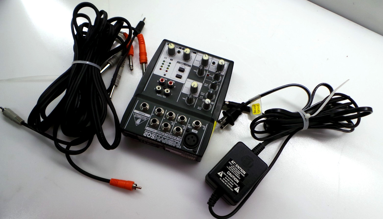 Behringer Xenyx Q502 USB Mixer Pre-owned Functional - Used - AC & Cable Included