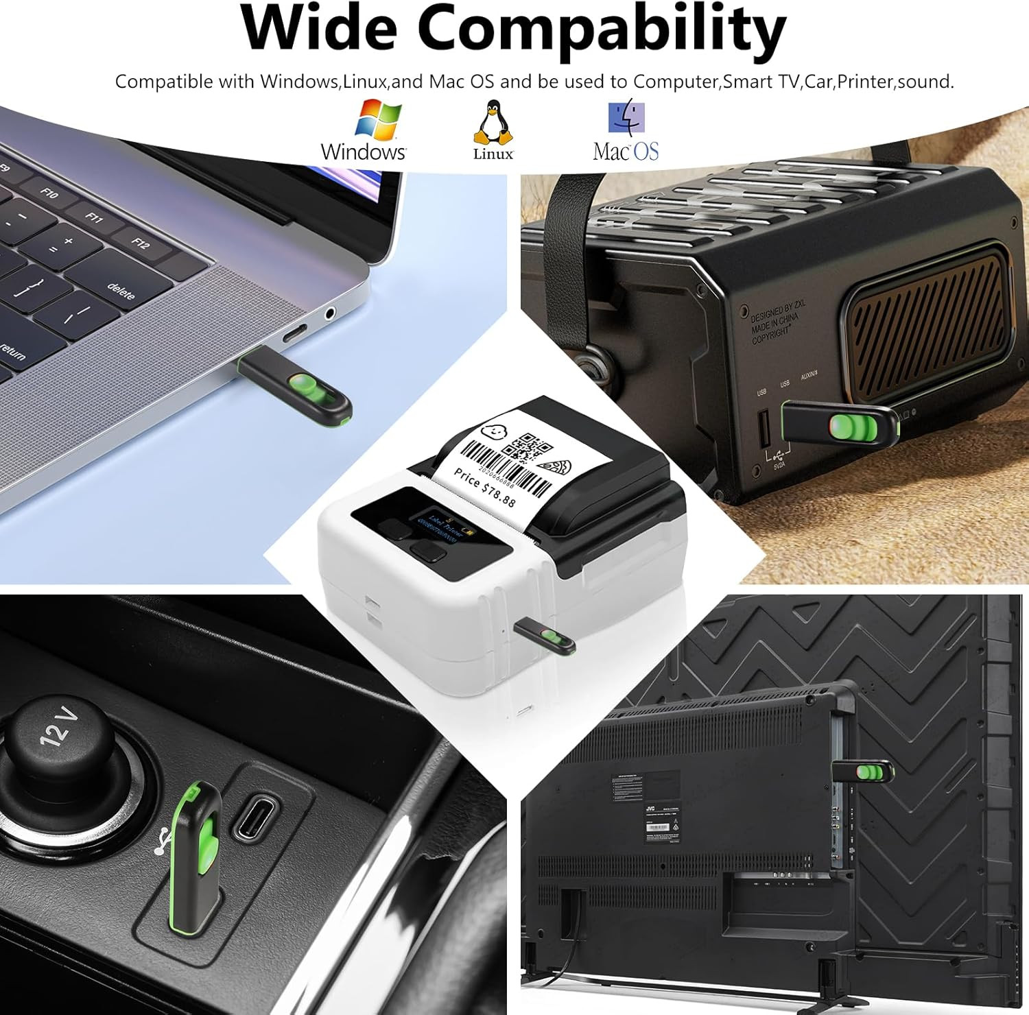 64GB USB Flash Drive 2 Pack 64 GB USB Thumb Drive Memory Stick Jump Drives