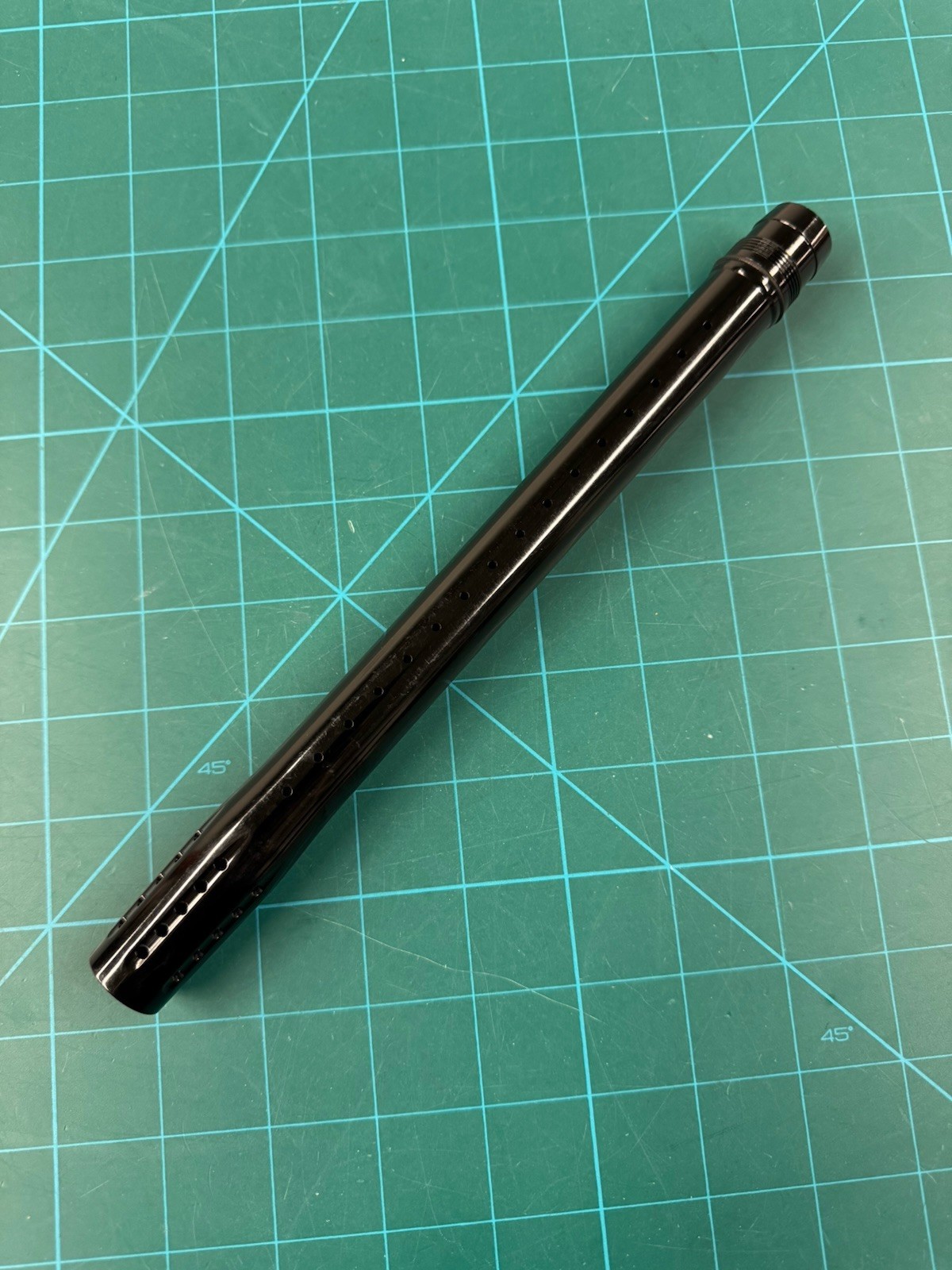 DYE 16" UL SE barrel tip. OEM gloss black anodized. Mint! RARE!