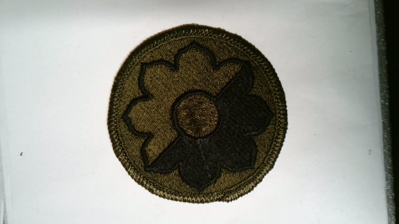 US MILITARY INSIGNIA PATCH SUBDUED US ARMY 9TH INFANTRY DIVISION SEW ON