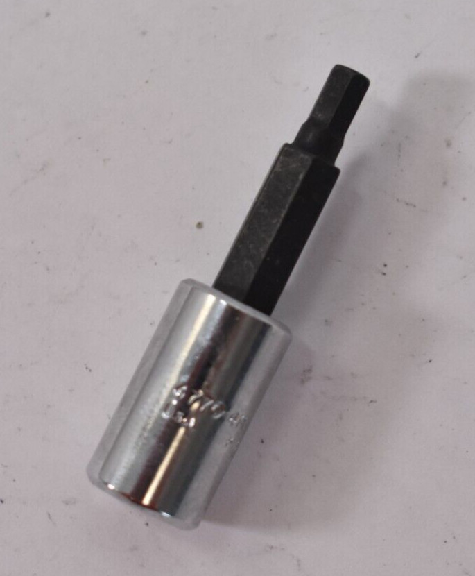 Proto Professional 4770-4M 1/4" Drive 4mm 1-7/8" Metric Standard Hex Bit Socket