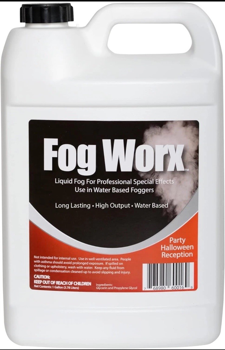 Fogworx Fog Juice - 1 Gallon of Organic Fog Fluid (128 Oz) - Medium Density, Hig
