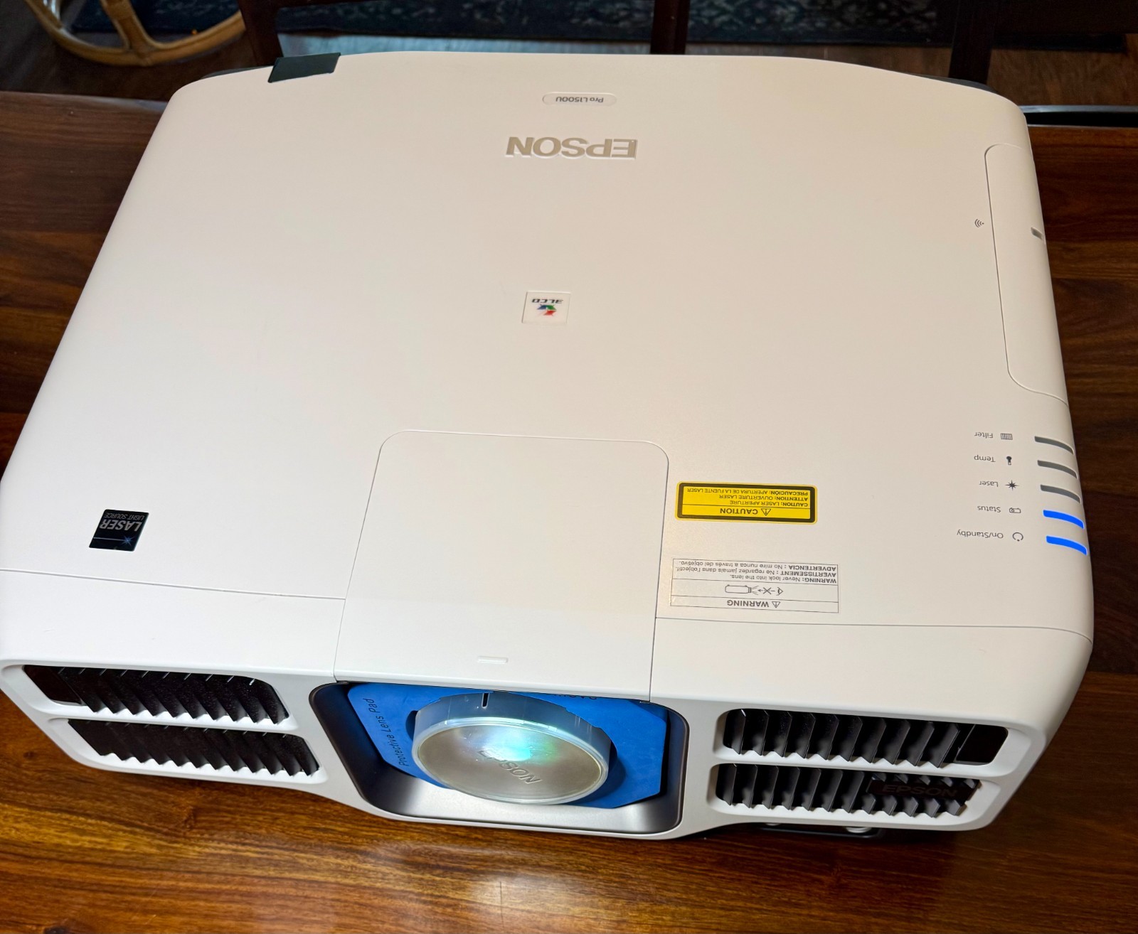 Epson Pro L1500UH 12,000 Lumen WUXGA Laser Projector w/ ELPLM15 Lens - 1182 Hour