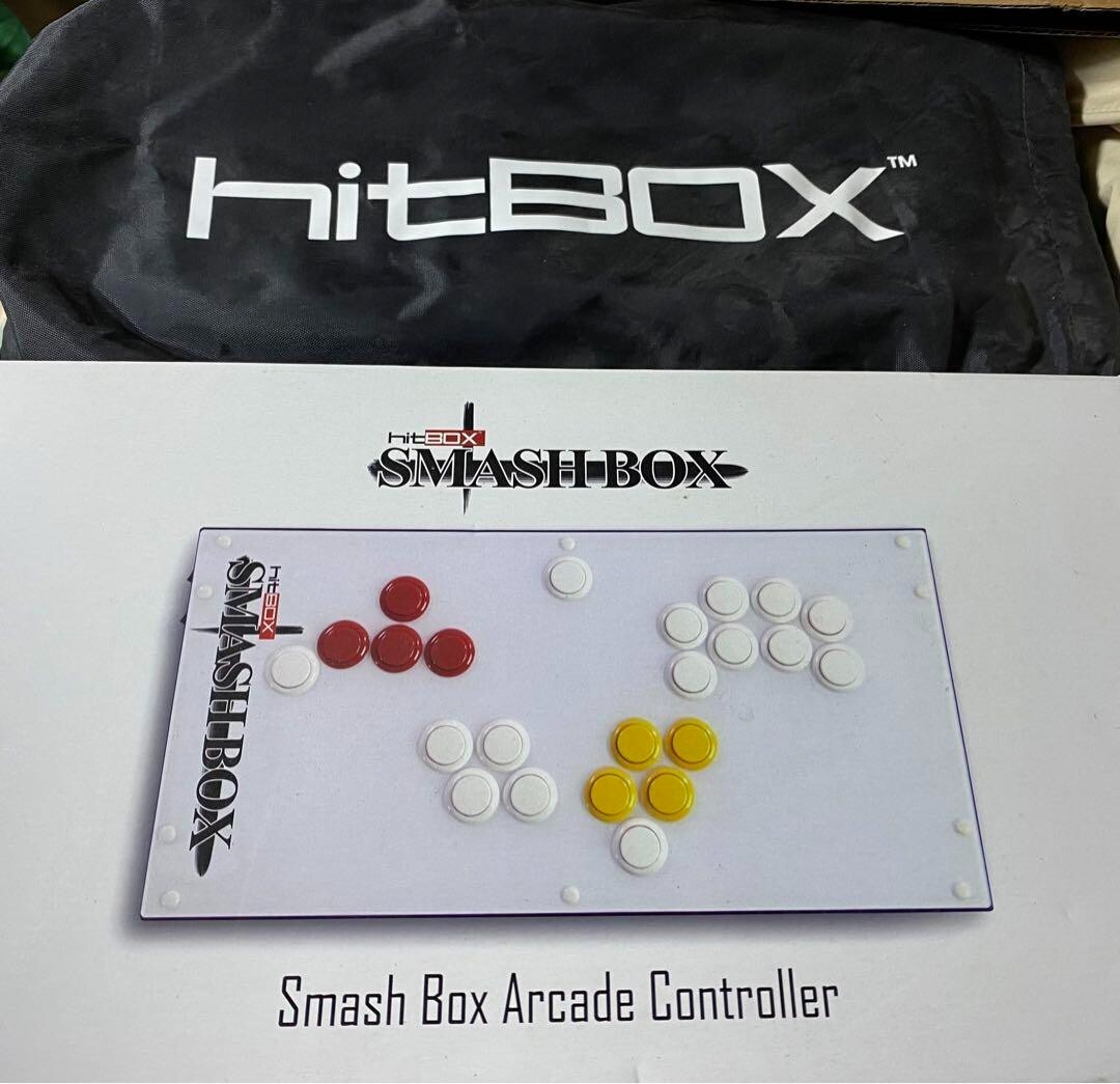 Hitbox Arcade Smash Box (Smashbox) Leverless Controller Tested very good JAPAN