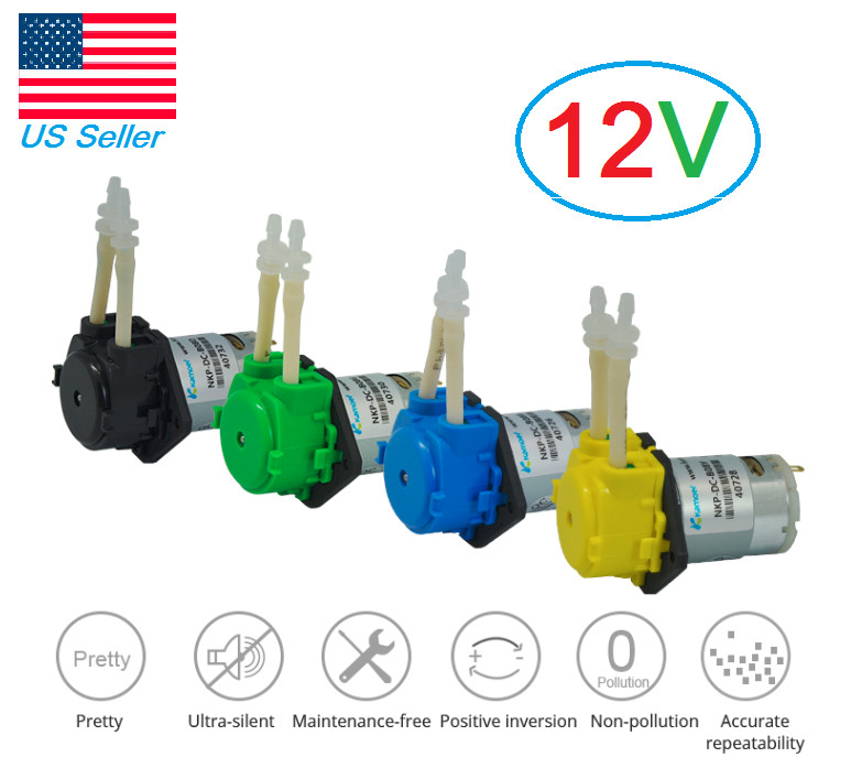 Dosing Pump Peristaltic Pump 12V  Mini DC Liquid Water Motor pump Fish Tank
