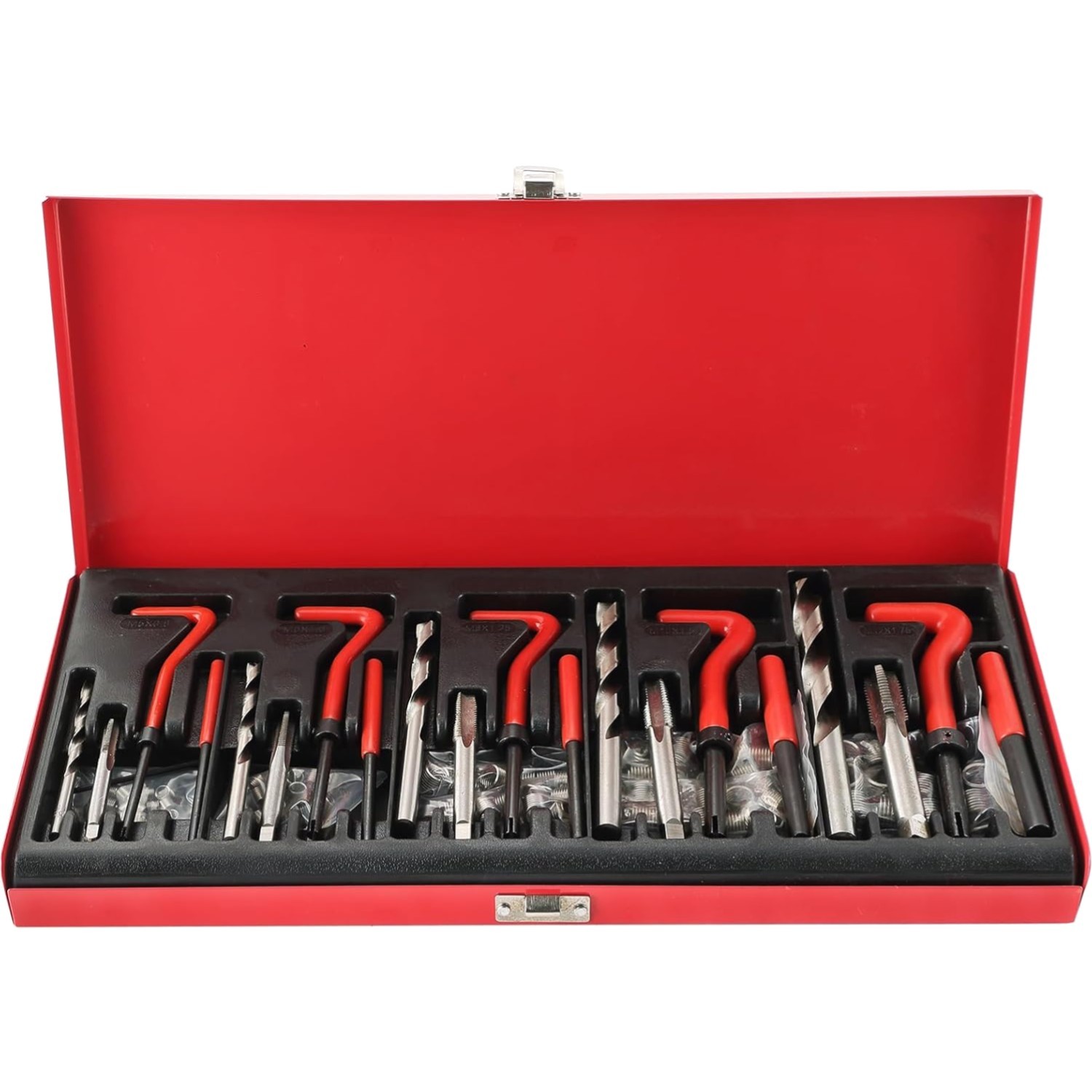 131PCS Thread Repair Kit: HSS Drill Bits & Inserts for Professionals